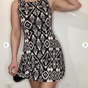 (3/30) Pink dress black and white sexy dress